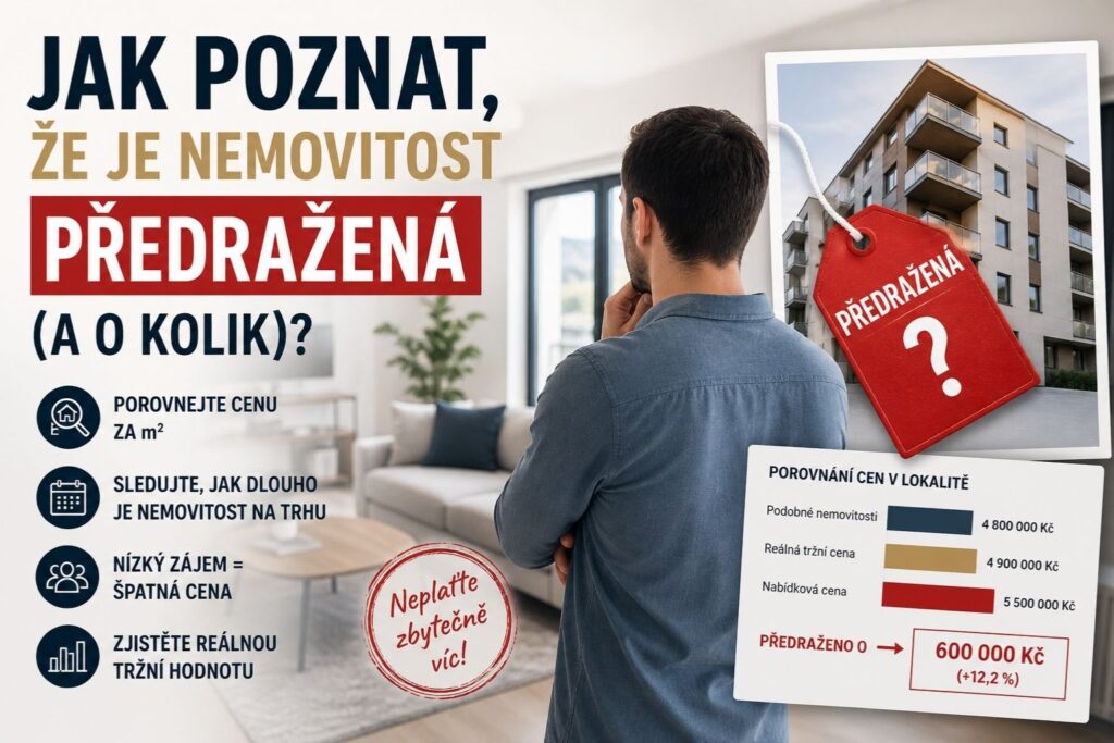 Jak poznat, že je nemovitost předražená (a o kolik)?